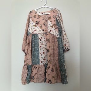 Zara girls boho dress